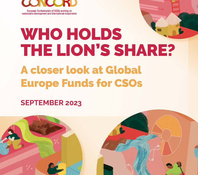 Who holds the lion’s share? A closer look at Global Europe Funds for CSOs